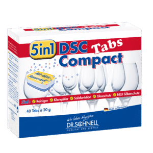 dr. schnell dsc compact tabs 5 ühes nõudepesutabletid aktiivhapnikuga