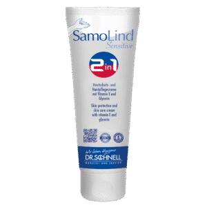 dr. schnell samolind sensitive 2in1 nahakaitse ja nahahoolduskreem vitamiin e ja glütseriiniga